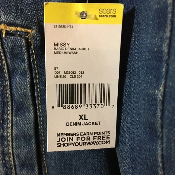 SEARS SiMPLY STYLED JACKET - Picture 7 of 8